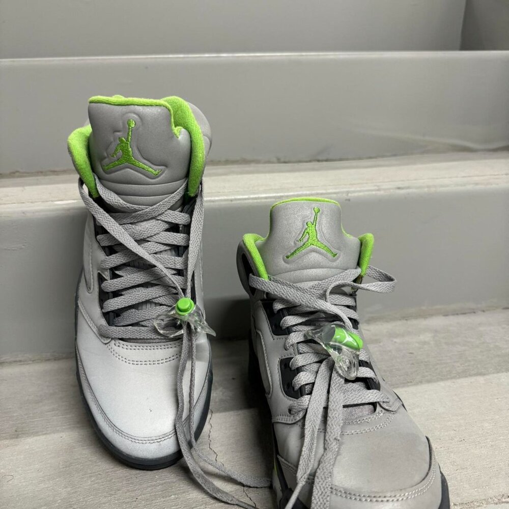 Jordan 5 Retro Green Bean (2022) - Reflective - Picture 2 of 4
